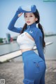 Zzyuri 쮸리, [SAINT Photolife] Loose and Tight Refreshing Blue Set.02