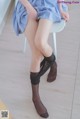 Coser @ 桜 桃 喵 Vol.068: 校服 黑丝 (49 photos)